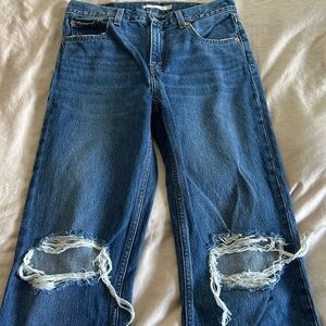 Levi’s low pro straight jeans